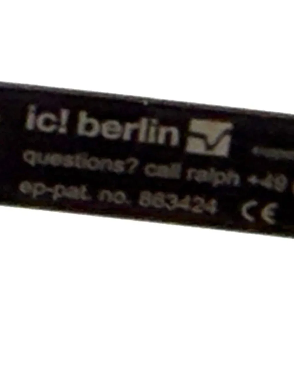 NEW IC! BERLIN HENRIK B.L BLACK UNISEX SUNGLASSES 56MM 15 145